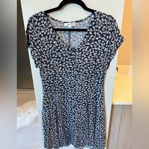 Navy floral sweet dress. Size large
